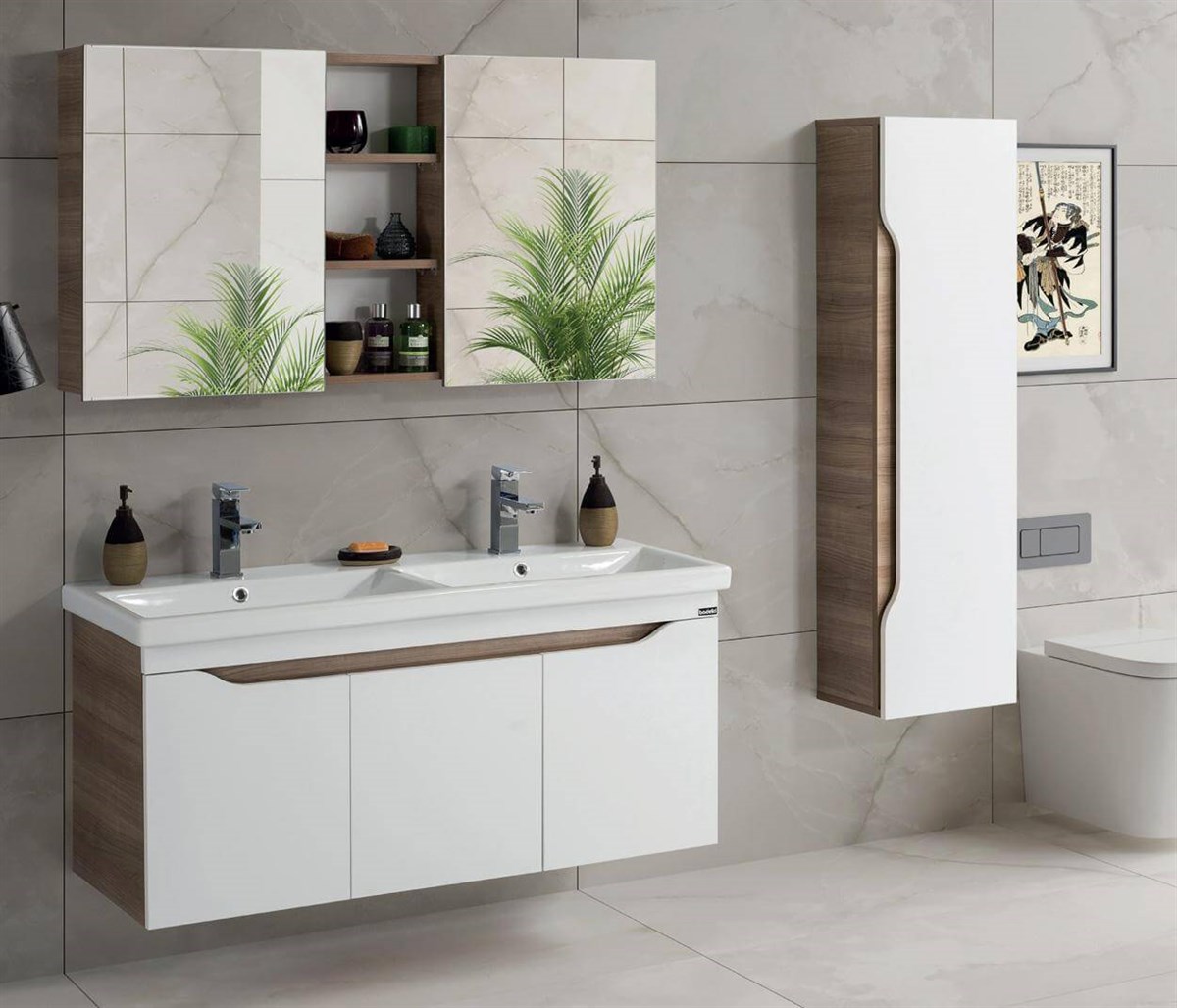 Banyoların Aranılan Şıklığı Modern Banyo Dolapları