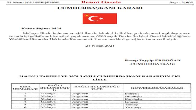 Cumhurbaşkanı İmzaladı, 4 İlde DSİ Kararları Yürürlüğe Girdi! İşte Arazi Toplulaştırması Yapılan Yerler