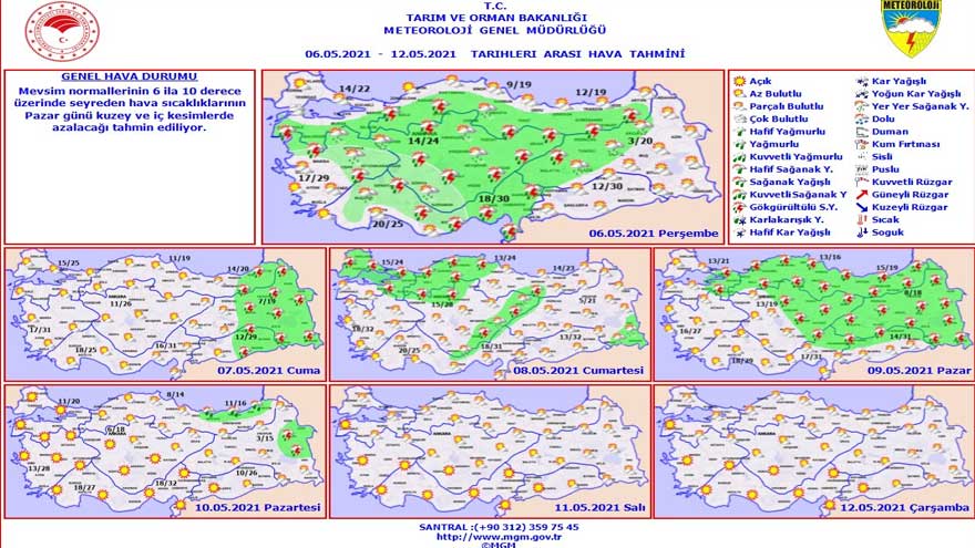 Meteoroloji Hava Durumu Raporu: Yurt Genelinde Gök Gürültülü ve Sağanak Yağış Uyarısı Yapılan İller Hangileri?