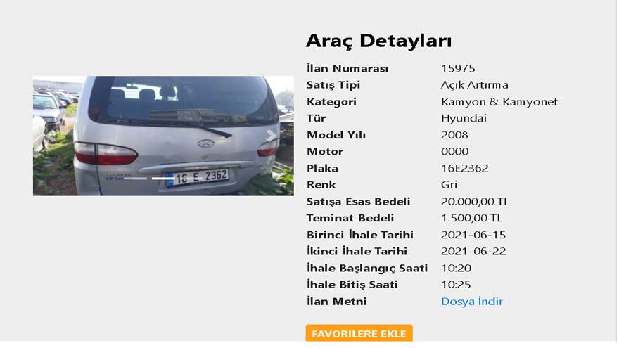 SGK Satılık Gayrimenkul ve 2. El Araç İlanları! 35 Bin Liraya Konut, 20 Bin Liraya 2008 Model Araç