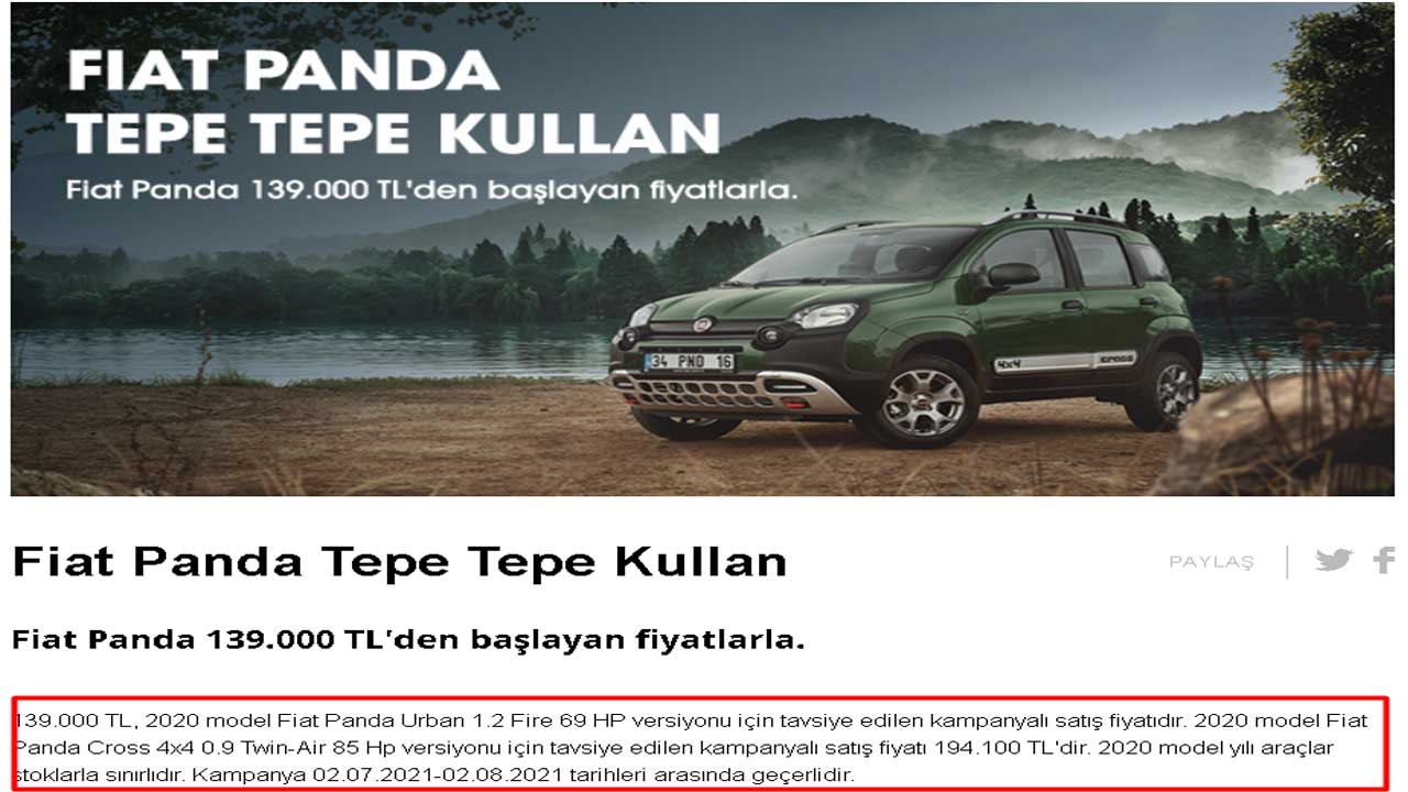 2020 Model Sıfır Araç 55 Bin TL İndirimle! Yetişen Alacak