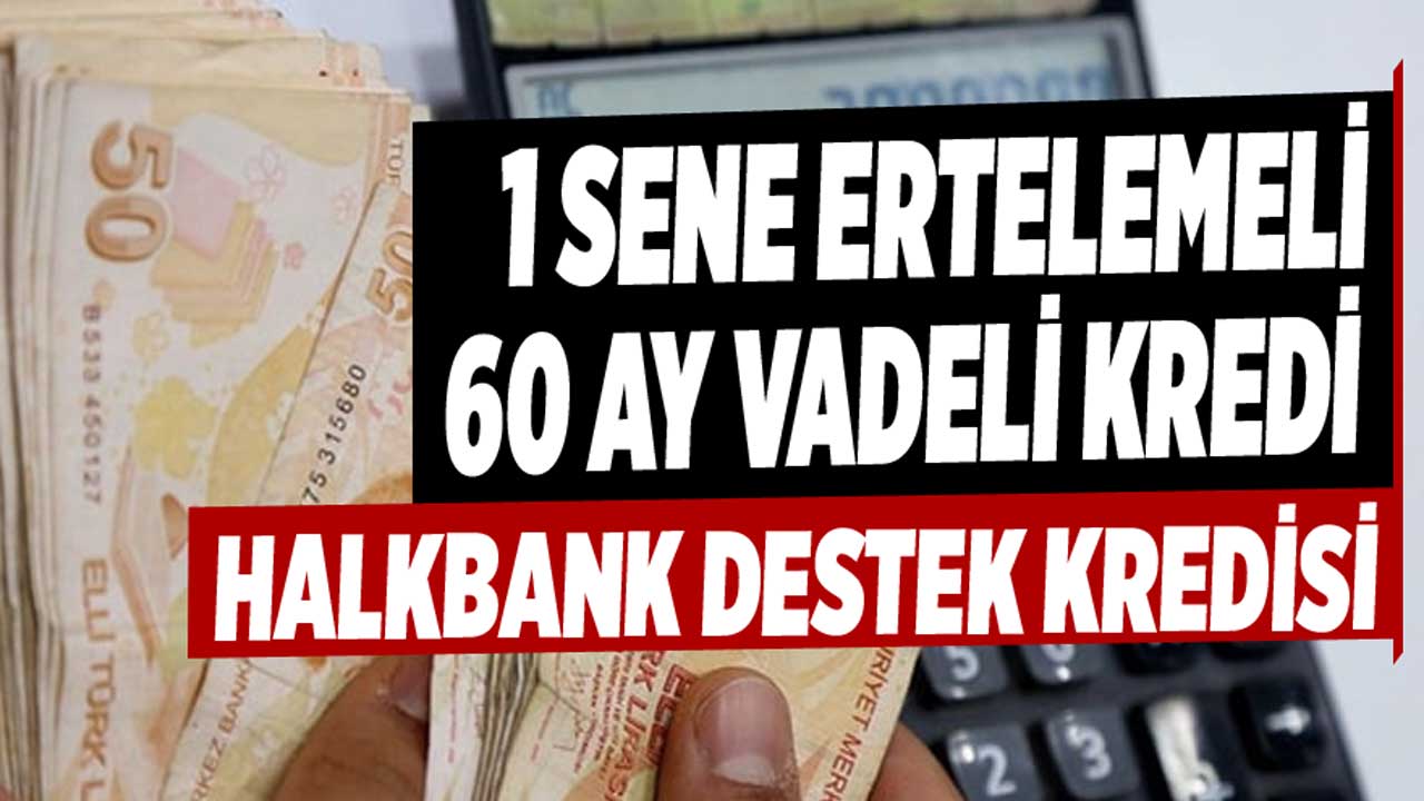 Halkbank'tan Verilen 6 Ay Geri Ödemesiz 3 Destek Kredisi Nakit Sorunlarını Tarih Yapıyor!
