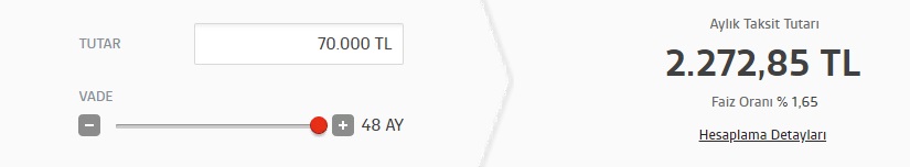 Akbank'tan 70 Bin TL İkinci El Taşıt Kredisi Çekenler Ne Kadar Taksit Öderler?