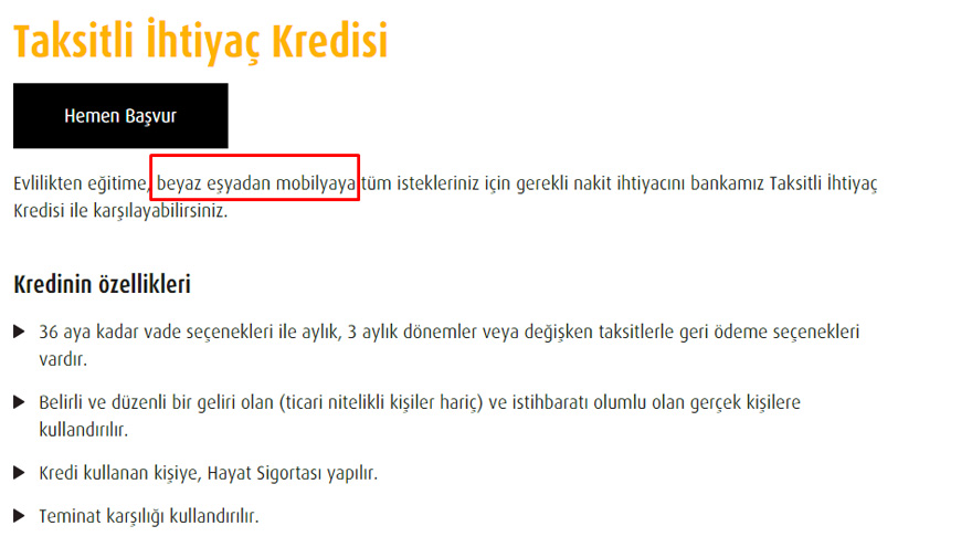 Vakıfbank Beyaz Eşya ve Mobilya Kredisi Veriyor!