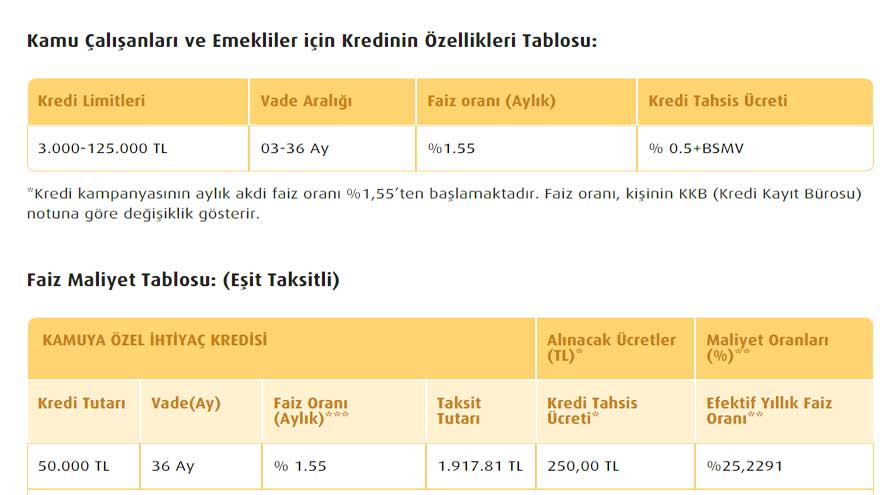 Ziraat Bankası, Vakıfbank ve Halkbank'tan Devlet Memurlarına 100 Bin Lira Destek Kredisi