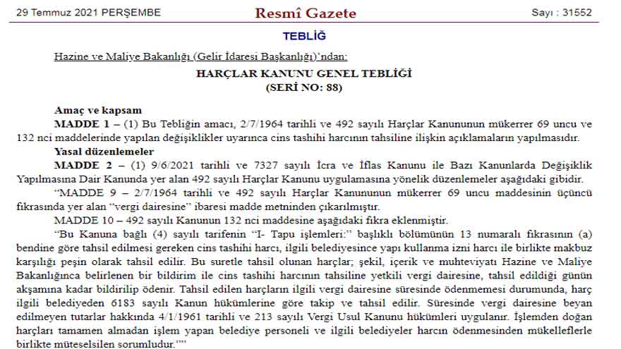 Ev, Arsa Alacaklar, Satacaklar Dikkat! Tapu Harçları Kanunu ve İşlemleri Sil Baştan Değişti