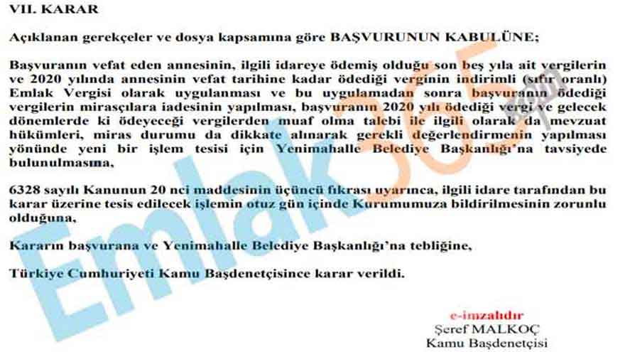 Emlak Vergisi Ödeyenler Dikkat: Devletten İade Alacağınız Para Olabilir! Tek Bir Dilekçe İle 13 Bin TL Para İadesi