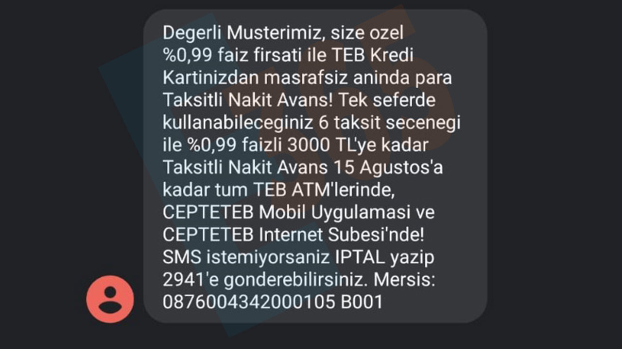 0.99 Faiz Oranıyla 3.000 TL İhtiyaç Kredisi! ATM'den, TEB Mobil Uygulamasından Hemen Başvurun