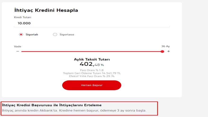 İlk 3 Ay Ödeme Yok! ING Bank, Finansbank, Akbank, Yapı Kredi, İş Bankası Ertelemeli İhtiyaç Kredisi Kampanyaları