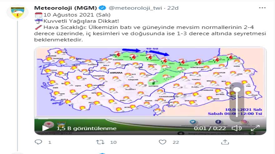 Dolu, Ani Sel, Su Baskını, Heyelan, Yıldırım Uyarısı! 13 İl İçin Meteoroloji Alarm Verdi