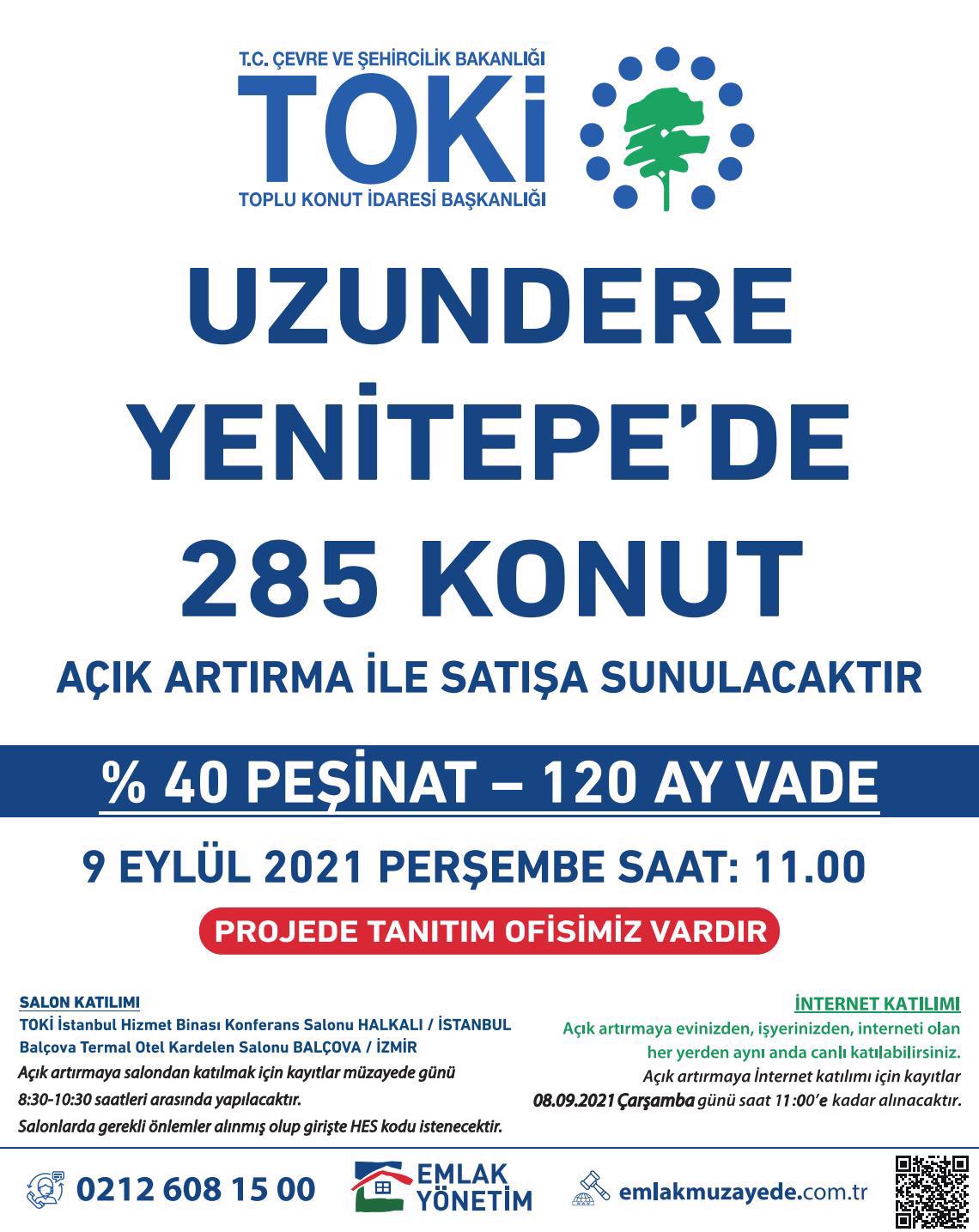 İzmir'de TOKİ Bekleyenler İlan Geldi! Yüzde 40 Peşinat 120 Ay Vadeyle 285 Konut Satılacak