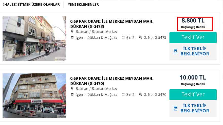 Türkiye Finans 45 Bin Liraya 100 M2 Daire Satıyor! 0.69 Oranla 5 Bin TL Peşin, 498 TL Taksitle Ev Sahibi Olabilirsiniz