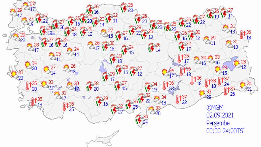 Meteoroloji Açıkladı: Sonbahar Geliyor! Gök Gürültülü Sağanak Yağış Başlayacak, Havalar Serinleyecek