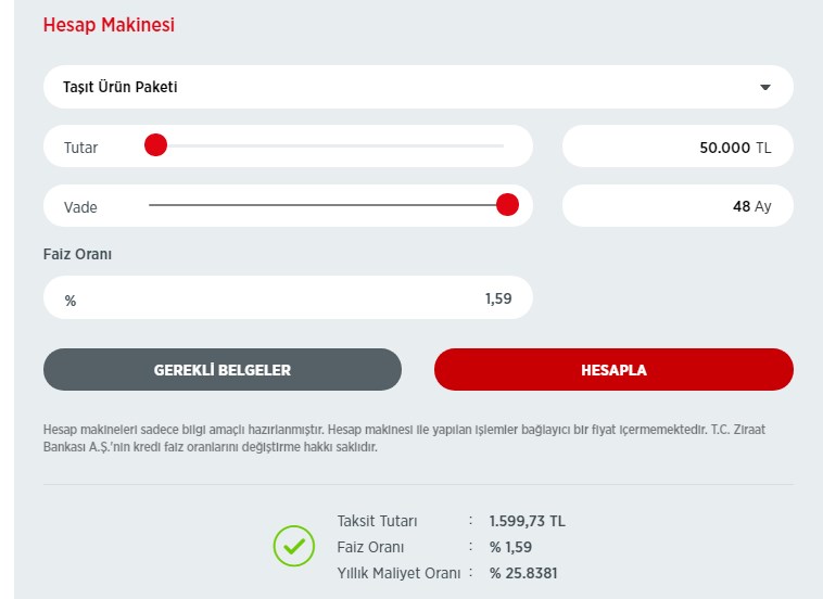 Ziraat'ten 3'lü Paket! Ev Alacaklara 100.000 TL, Nakit İsteyenlere 20.000 TL, Araba için 50.000 TL