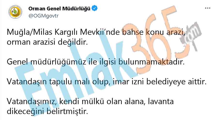 Yanan Ormanlık Alanda Kepçe İle İnşaat Görüntüleri Hakkında OGM Açıklama Yaptı!