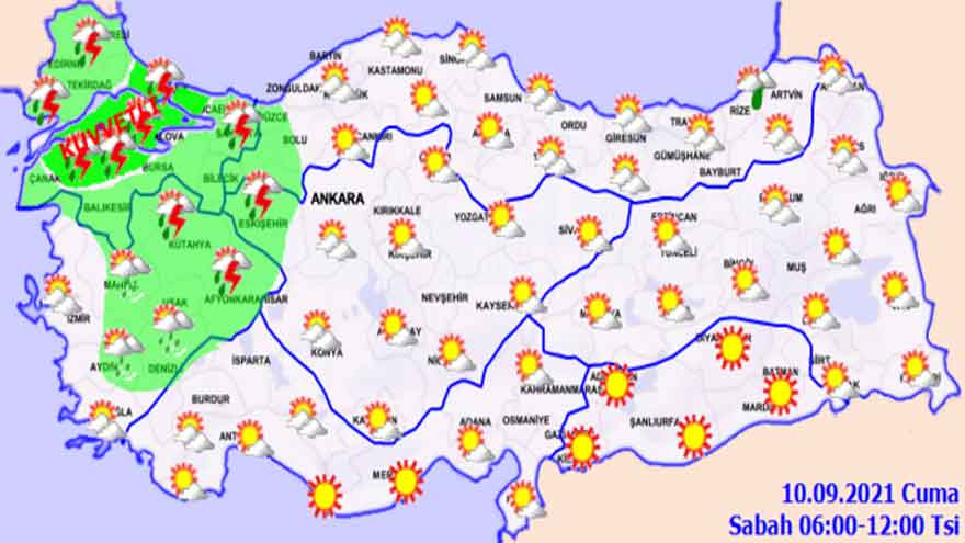 Meteoroloji Uyarı Üzerine Uyarı Yayımladı, Gök Gürültülü Sağanak Yağış Sel Felaketine Dönüşebilir!