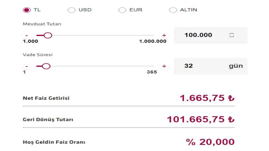 Dolar Yükseldi, Faizler Arttı, Hoş Geldin Faizi Alev Aldı! 32 Günlük Vadeli Mevduat İle Yattığın Yerden Para Kazanma