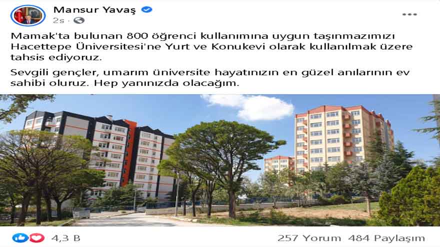 Başkan Mansur Yavaş'tan Öğrencilere Yurt Müjdesi, Ev Sahiplerine Zam Uyarısı Geldi!