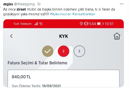 Ziraat Bankası Farklı Hesap Hatası! Başkasının KYK Borcu Gözüküyor