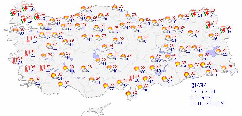 Haftasonu Raporu Geldi! Cumartesi Pazar Hava Sıcaklıkları, Yağışlar, Uyarılar