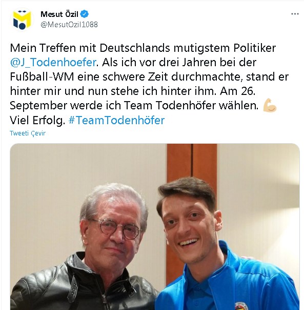 Seçimler Öncesinde Mesut Özil Hangi Partiye Oy Vereceğini Açıkladı