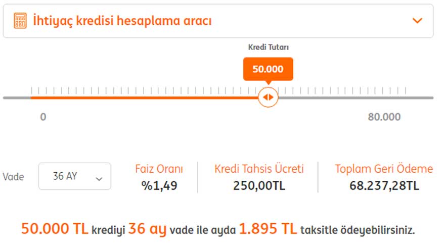 Günde 63 TL'ye 50.000 TL'ye Kadar Olan Tüm Kredi Borçlarınızı İNG Bank'ta Birleştirme Fırsatı
