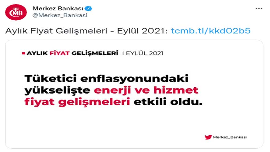Merkez Bankası Açıkladı: Enflasyon Neden Yükseliyor, Yükseldi?