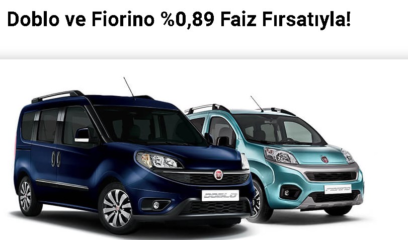 0.89 ve 0.99 Faizli Krediler Fiat Ekim 2021 Kampanyasında! Geçerli Modeller, Fiyat Listesi