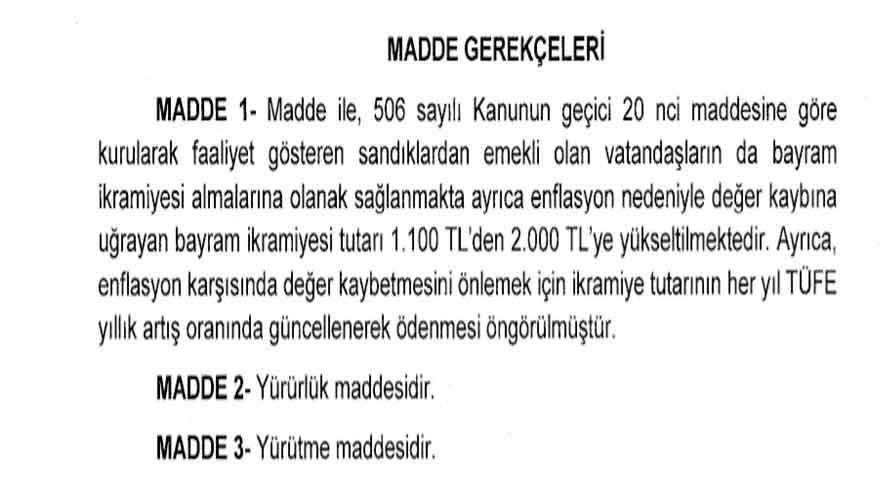 Kanun Teklifi Meclise Sunuldu! Emekliye Bayram İkramiyesine TÜFE Ayarı ile 2 Bin TL İkramiye Müjdesi Gelir Mi?
