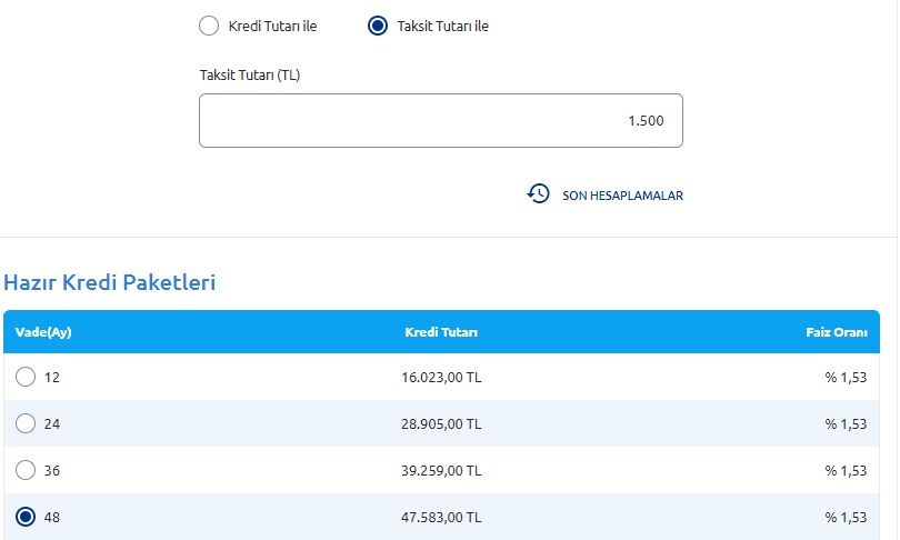 Her Ay 1.500 TL Öderim Diyenlere Yapı Kredi Bankası Ne Kadar Taşıt Kredisi Veriyor?