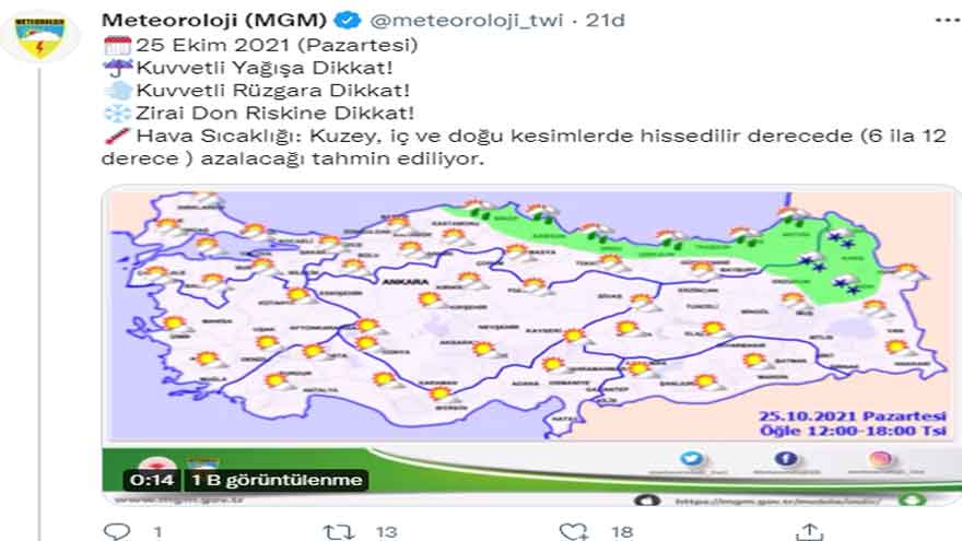 Kara Kış Geliyor! Meteoroloji Duyurdu, Hava Sıcaklığı 12 Derece Birden Düşecek, Kar Yağışı Başlayacak