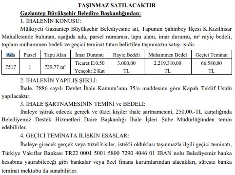 Milli Emlak ve Belediyelerden Satılık Kupon Arsa İlanları! Arsa Yatırımı Yapmak İsteyenler Dikkat