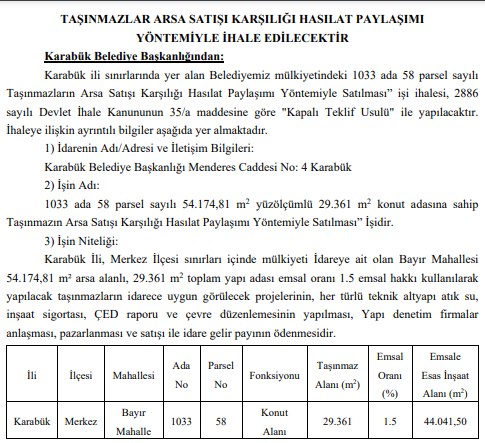 Milli Emlak ve Belediyelerden Satılık Kupon Arsa İlanları! Arsa Yatırımı Yapmak İsteyenler Dikkat