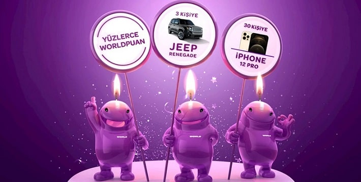 Yapı Kredi'den World' un 30. Yılına Özel Kampanya! Bedava Jeep Renegade ve iPhone 12 Pro Kazanma Fırsatı