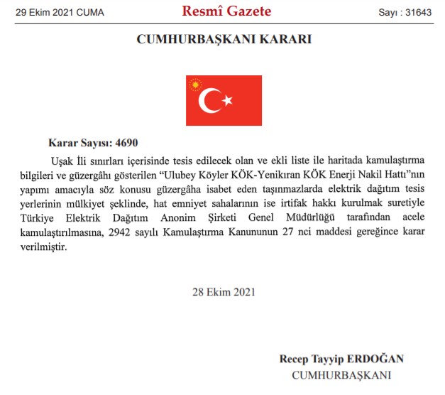 Bu İllerde Evi, Arsası Olanlar Dikkat! 12 İlde Son Dakika Acele Kamulaştırma Kararı Resmi Gazete İle Yayımlandı