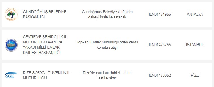 1-5 Kasım Lojman Satışları! 2 Sene Öncesinin Fiyatlarıyla 2+1, 3+1 Daireler