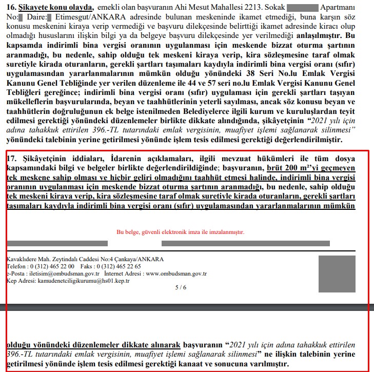 Son Gün 30 Kasım! Muafiyet Listesi İçinde Yer Alan Tek Evi Olanlara 4.298 TL Emlak Vergisi Para İadesi Müjdesi Geldi