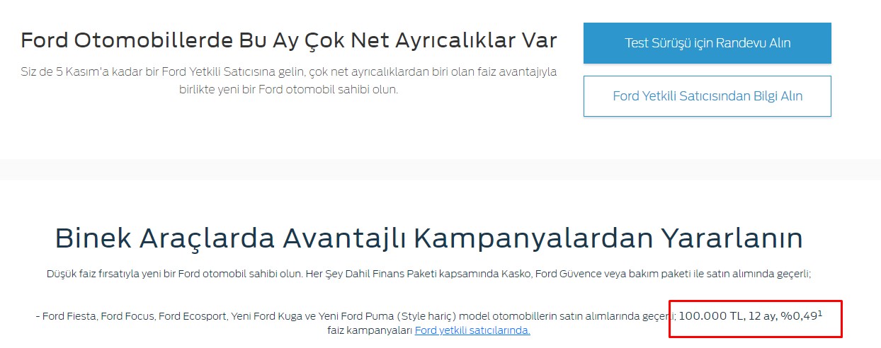 Efsane Kampanya Az Önce Duyuruldu: Kasım Ayına Özel 100.000 TL'ye Kadar 0.49 Kredi Başvurusu Başladı!