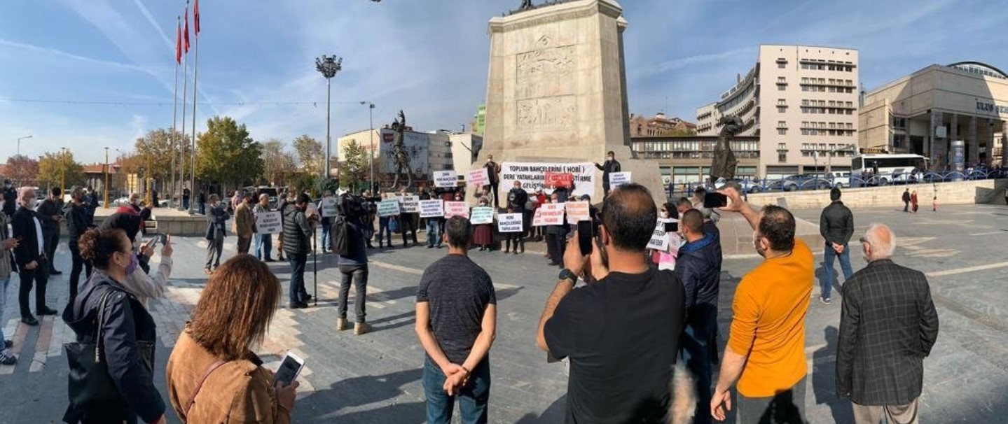 Son Dakika: Hobi Bahçeli Yıkılıyor! Hobi Bahçesi Olanlar Ankara'da Eylem Yaptı