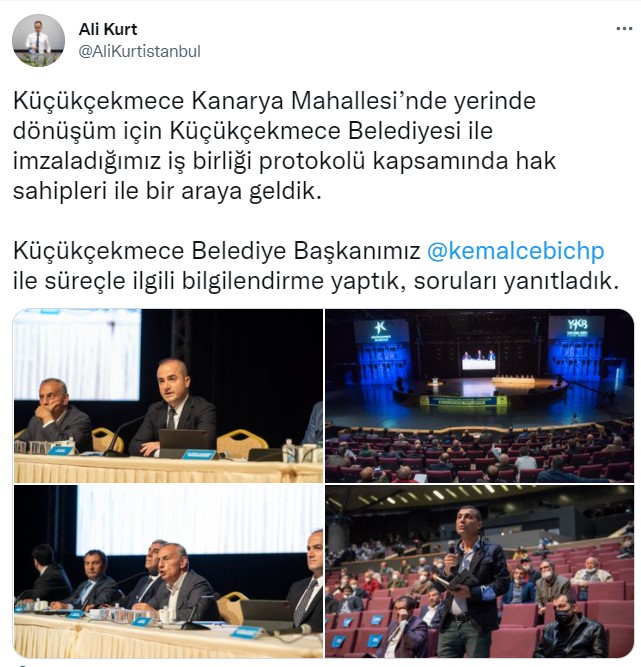 İstanbul Kanarya Mahallesi Son Dakika: Kentsel Dönüşüm Projesi İçin Taraflar Bir Araya Geldi!