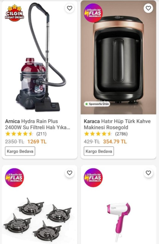 3 Saatte Bir Yenileniyor! Trendyol Flash Ürünler İle Flaş İndirimli Süper Ucuz Alışveriş Fırsatı