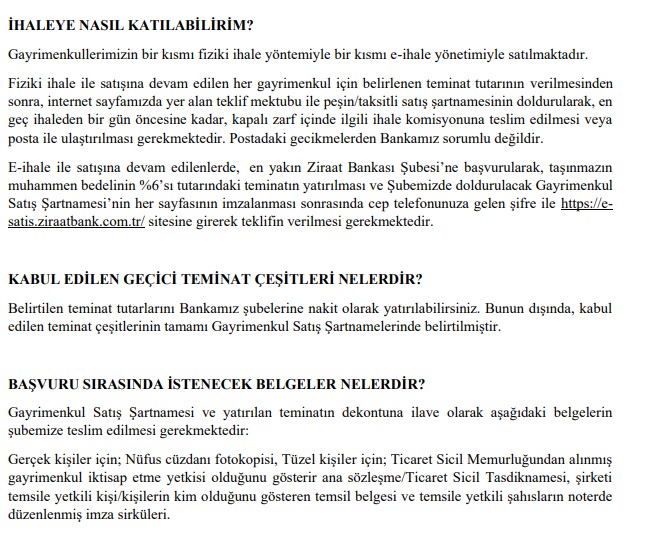 Ankara'da Arsa Yatırımı Yapmak İsteyenlere Ziraat Bankası 20 Bin Liradan Başlayan Fiyatlarla Fırsat Sundu!