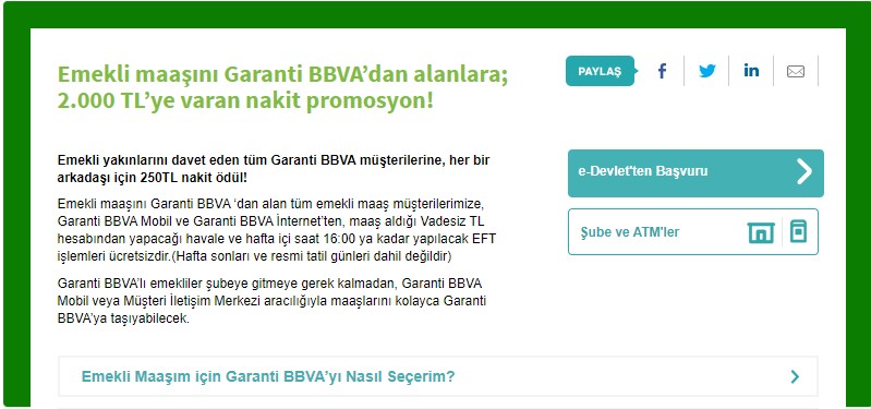 Garanti Bankası Her Bir Emekliye 2.000 TL Ödeyecek! Bu Haberi Duyan Garanti Bankası'na Koşuyor