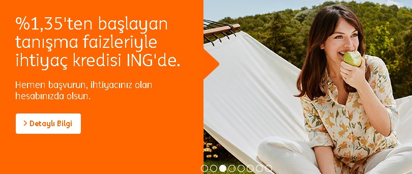 Şubat 2022 Ödemeli 3 Ay Ertelemeli 20.000 İNG Bank İhtiyaç Kredisi
