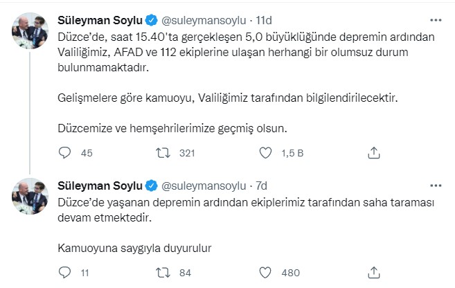 Son Dakika Deprem Haberi: Düzce'de Şiddetli Deprem Yaşandı, İstanbul ve Çevre İller Sallandı!