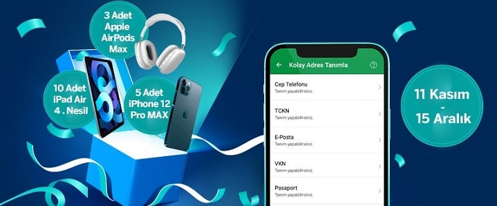 Garanti Bankası'nın Hediye Yağmuru Başladı! iPhone 12 Pro Max, iPad Air 4 ve Apple AirPods Max Kazanma Fırsatını Kaçırma