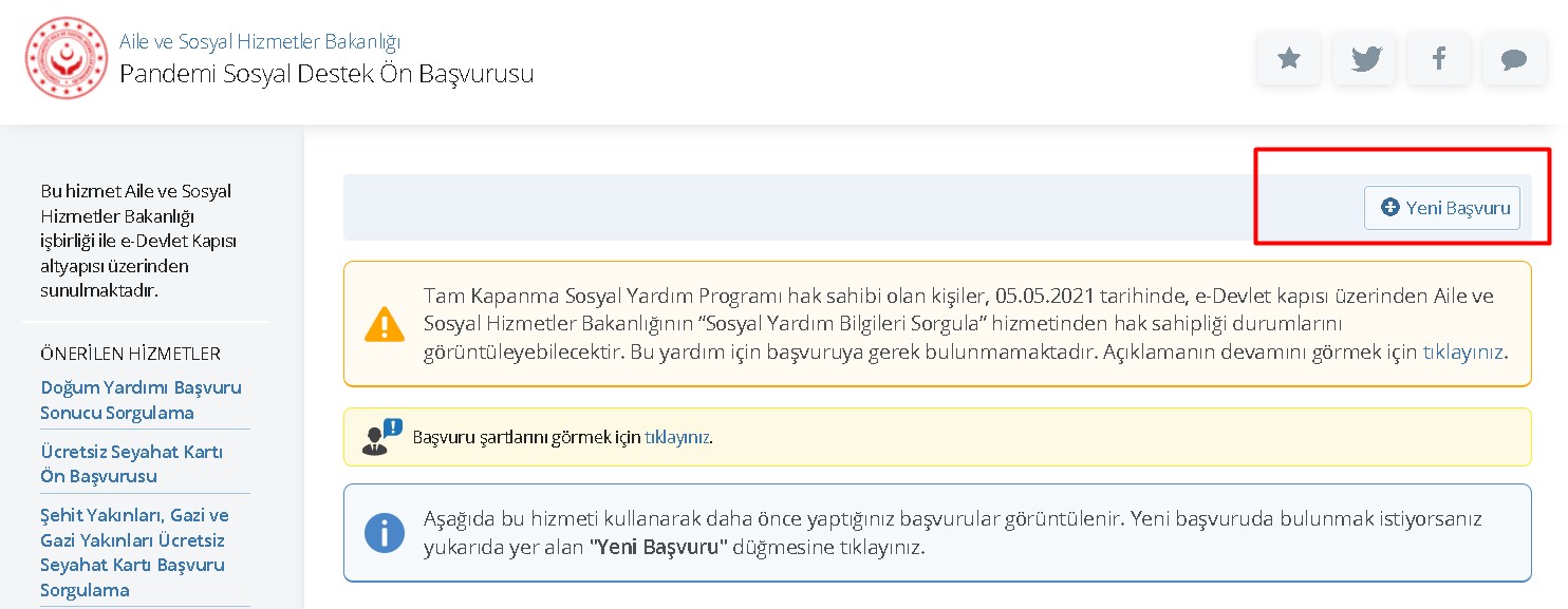 Son Dakika: Erdoğan Söz Vermişti, 1100 TL Sosyal Destek Ön Başvurusu Yardım Ekranı E Devlet Üzerinden Herkese Açıldı