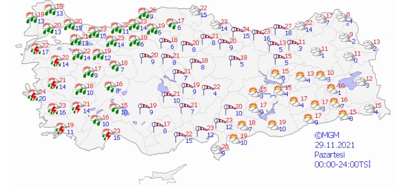 36 İlde Alarm Verildi! MGM Son Dakika Sağanak Yağış, Kar Yağışı ve Fırtına Uyarısı Hangi İllerde