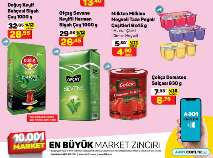 Duyan Markete Koşacak, Cuma Bitiyor: A101 Yüzde 20 İndirim Yaptı! En Ucuz Kıyma, Kuşbaşı Et, Un Ayçiçek Yağı, Çay Fiyatı