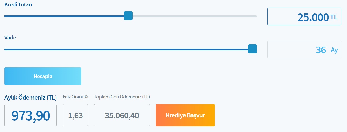 Faiz İndirimleri İhtiyaç Kredilerine Sıçradı! 25 Bin TL Krediyi Hangi Banka Kaç TL Taksitle Veriyor?
